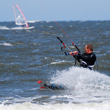 winoujcie dobrym miejscem dla kite- i -windsurfingu