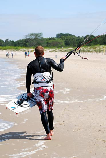 winoujcie dobrym miejscem dla kite- i -windsurfingu