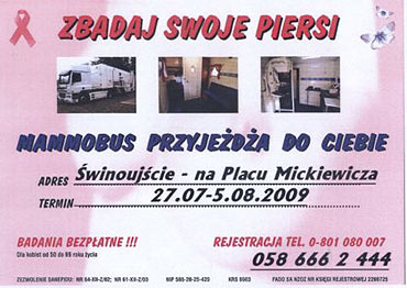 Mammobus w winoujciu 