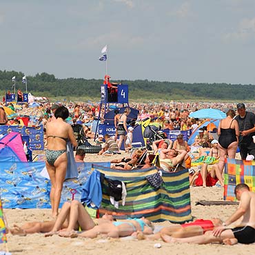 Plaa w winoujciu najlepsza. Zaraz po niej Midzyzdroje.