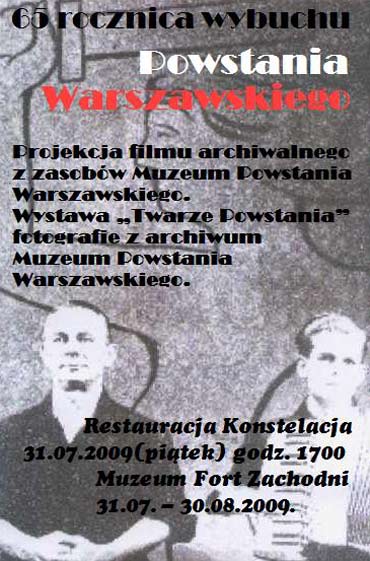 65. rocznica wybuchu Powstania Warszawskiego