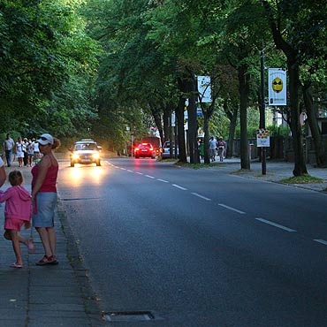 Ulica Matejki parkingiem dla kibicw