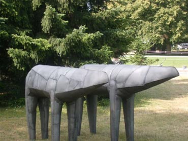 Rzeby Magdaleny Abakanowicz opuszczaj winoujcie 