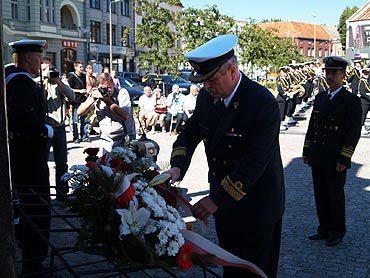  MARYNARZE W OBCHODACH 70. ROCZNICY WYBUCHU II WOJNY WIATOWEJ