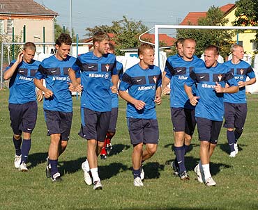 Grnik Zabrze trenowa w Wolinie