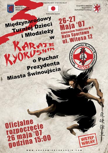 IIIMidzynarodowy Turniej Dzieci Modziey w Karate Kyokushin o Puchar Prezydenta Miasta winoujcie