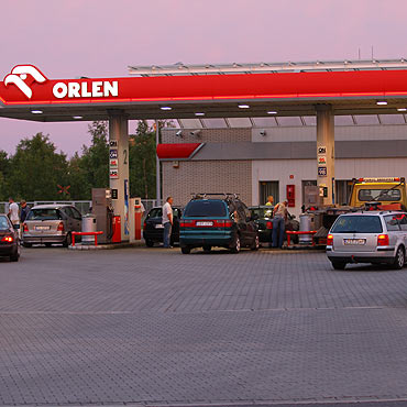 Kradn benzyn na stacji na Warszowie 