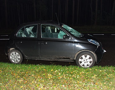 Grony wypadek na Woliskiej. Pieszy trafi do szpitala