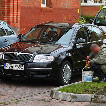 Auto prezydenta nie jedzi na myjni? 