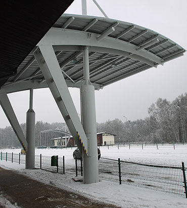 Chcieli wykorzysta zadaszenie na stadion  