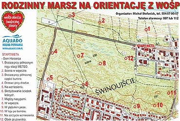 Marsz na Orientacj z okazji WOP - sprawozdanie