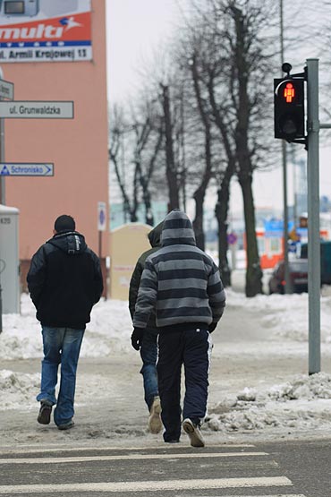 Przechodz na czerwonym wietle 