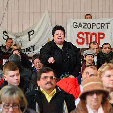 Ludzie gwid na ten gazoport