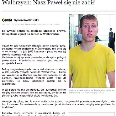 Wabrzych: Nasz Pawe si nie zabi! 