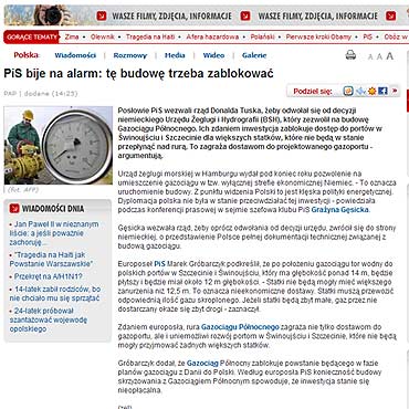 PiS bije na alarm: t budow trzeba zablokowa