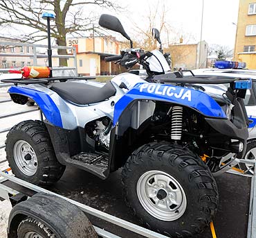 Policja nie chciaa quada