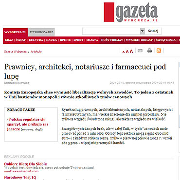 Prawnicy, architekci, notariusze i farmaceuci pod lup