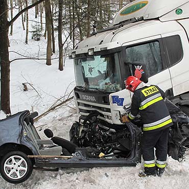 Tragiczny wypadek pod Stuchowem. Mczyzna zmar w szpitalu