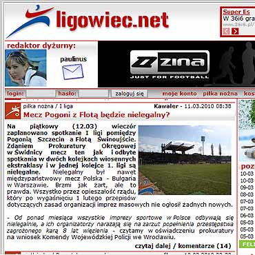 Mecz Pogoni z Flot bdzie nielegalny?