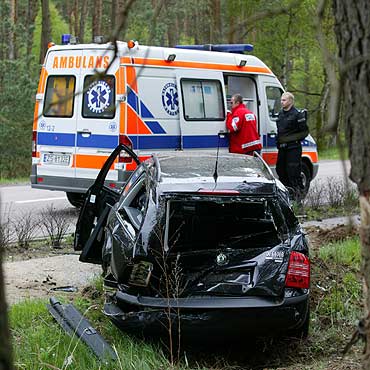 Kierowca Skody o krok od mierci