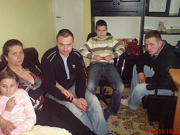 Rodzina pogorzelcw dzikuje za okazan pomoc 