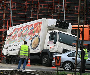 Parwko: Pocig towarowy uderzy w ciarwk