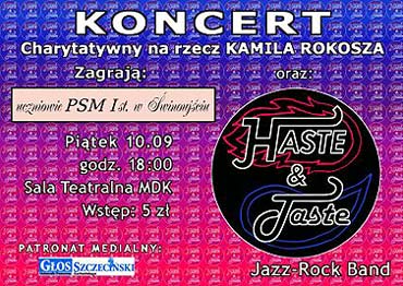 KONCERT CHARYTATYWNY DLA KAMILA ROKOSZA