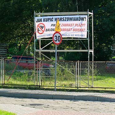 Cichy protest przeciwko terminalowi