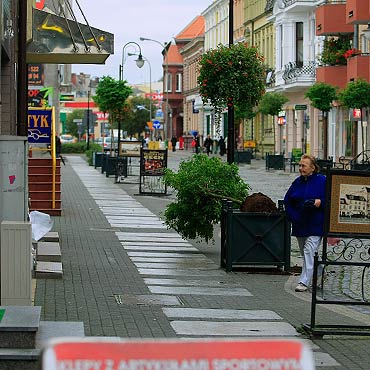Wandale znw poprzewracali drzewka na deptaku