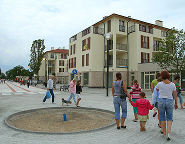 Fontanna na promenadzie