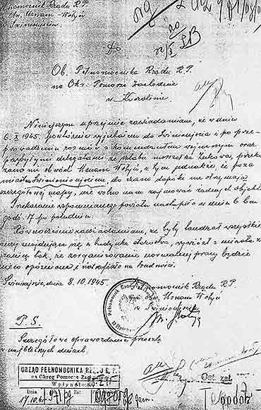 Przejcie winoujcia przez Polsk, 6 padziernika 1945 r. Cz.3