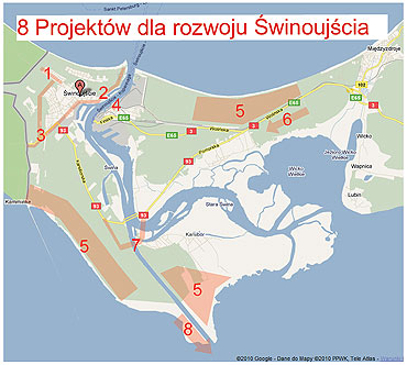 8 projektw dla winoujcia
