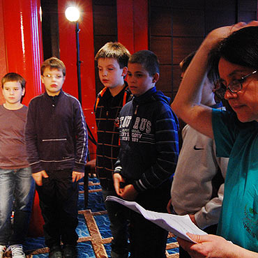 Występ dzieci ze Świnoujścia<br> w niemieckim hotelu