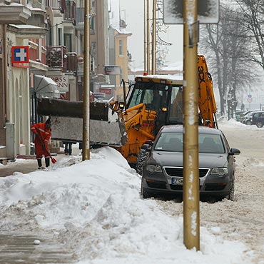 Zimowy parali. Nareszcie wzili si do roboty