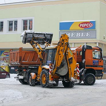 Zimowy parali. Nareszcie wzili si do roboty