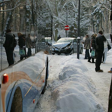 Kolizja przed urlopem.<br>Zobacz film!