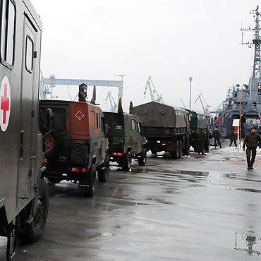 ORP „Lublin” w drodze do Southampton