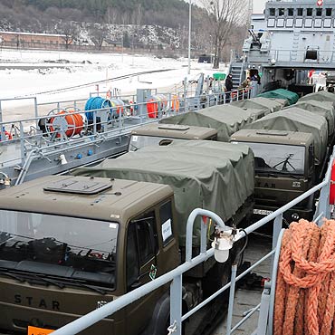 ORP „Lublin” w drodze do Southampton