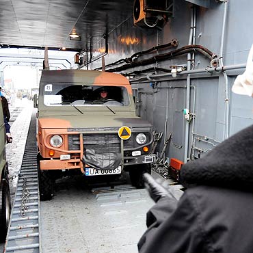 ORP „Lublin” w drodze do Southampton