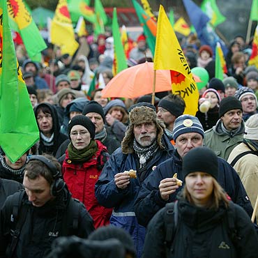 Niemcy bd protestowa przez tydzie!