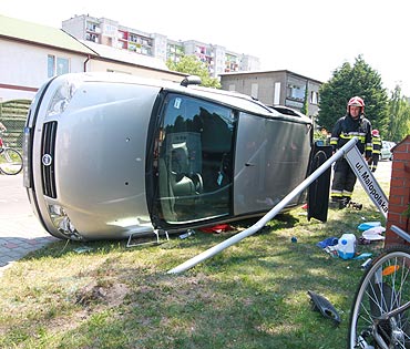 Grony wypadek.<br> Dziecko w szpitalu<br> Zobacz film!