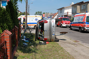 Grony wypadek.<br> Dziecko w szpitalu<br> Zobacz film!