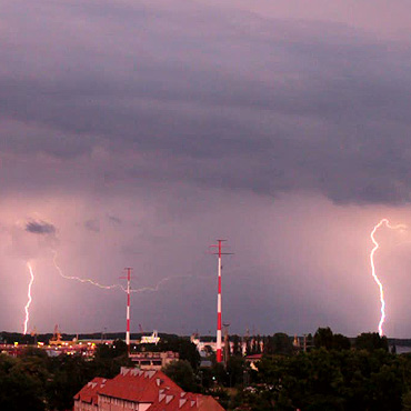 Burza potrafi przeraa, ale te zachwyca 