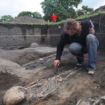 Wielkie odkrycie w Lubinie! Archeolodzy znaleli szcztki pierwszych chrzecijan 