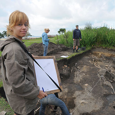 Wielkie odkrycie w Lubinie! Archeolodzy znaleli szcztki pierwszych chrzecijan 