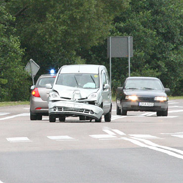 Nie zauway i uderzy. Pasaerka z urazem krgosupa w szpitalu