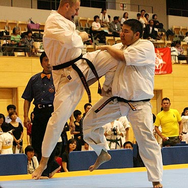 Świnoujścianie w ojczyźnie karate