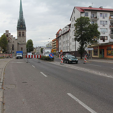 Uwaga na Grunwaldzkiej! Wprowadzono tymczasow organizacj ruchu