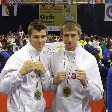 Mieszkaniec winoujcia wicemistrzem Europy w   karate federacji WUKF