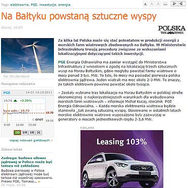 Na Batyku powstan sztuczne wyspy